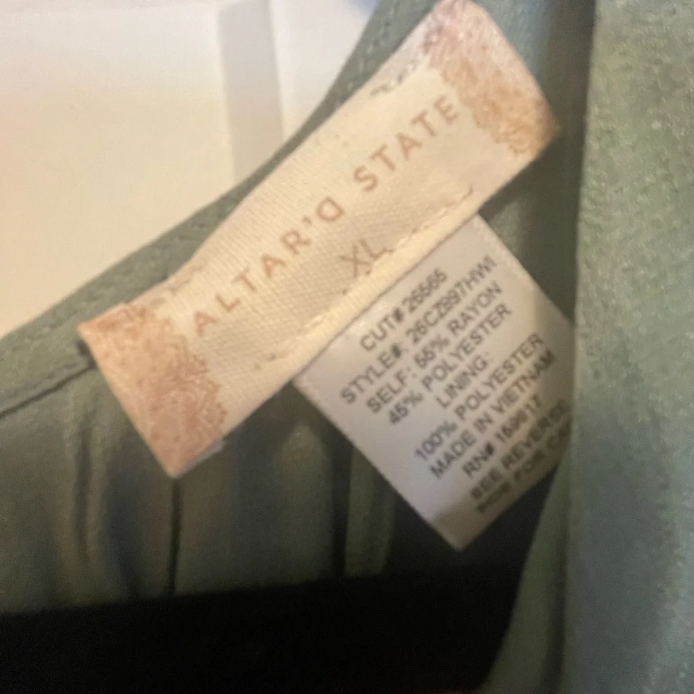 Altar’d State green dress size XL - Picture 2 of 2